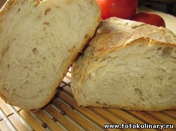 Домашний хлеб (Чиабатта)