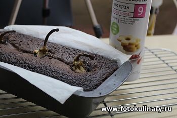 Польский шоколадно-грушевый кекс 
