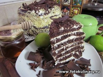 Шоколадный торт на сковородке 