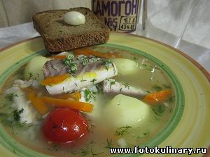 Рыбный суп из кефали